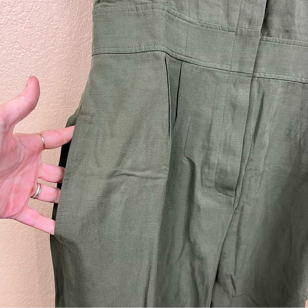 NWT Chelsea28 green wide leg utility jumpsuit - Picture 7 of 13